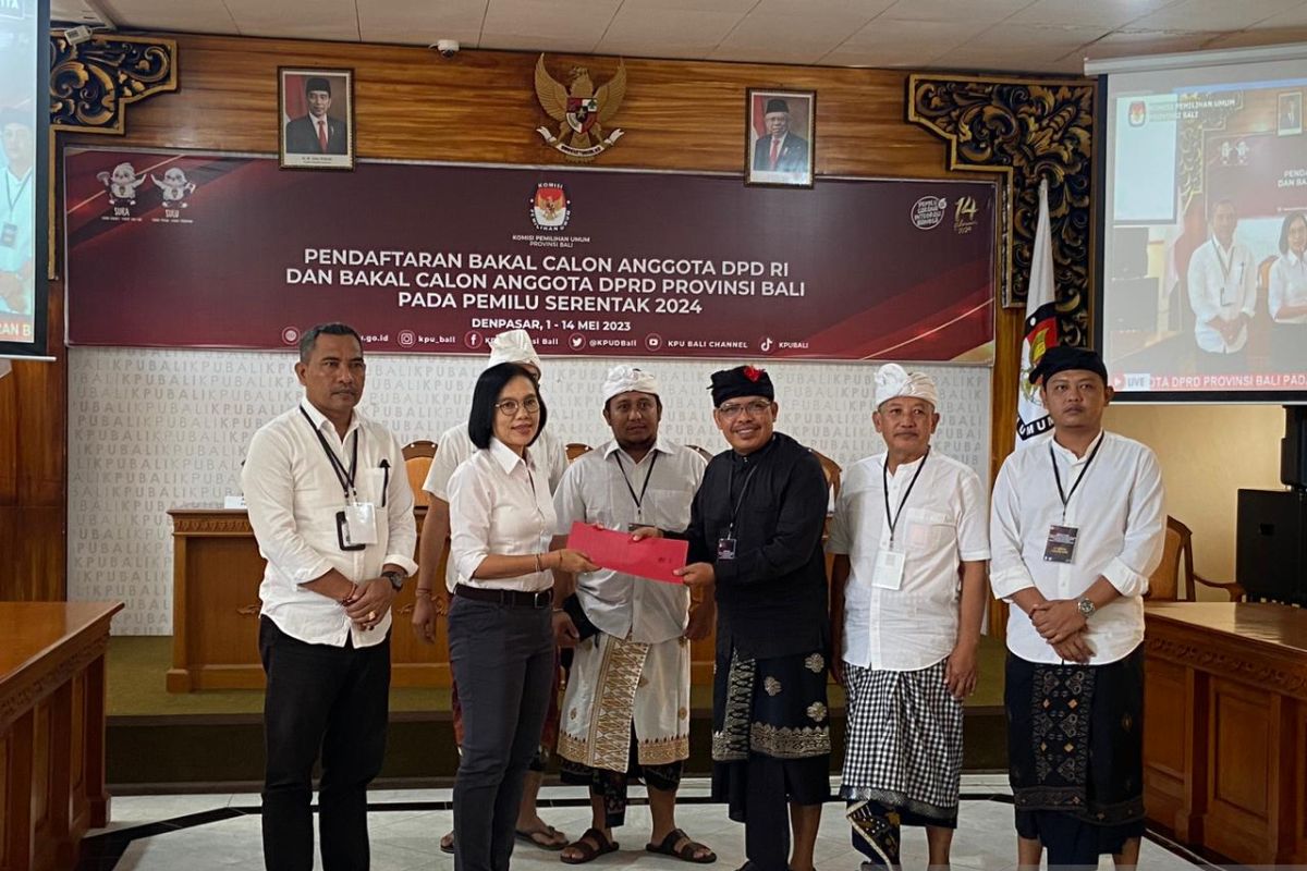 800 anggota ormas batal dampingi bacalon DPD daftar ke KPU Bali
