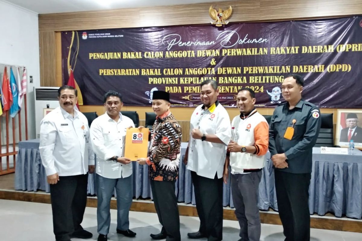 PKS menjadi peserta pertama daftar Caleg ke KPUD Babel