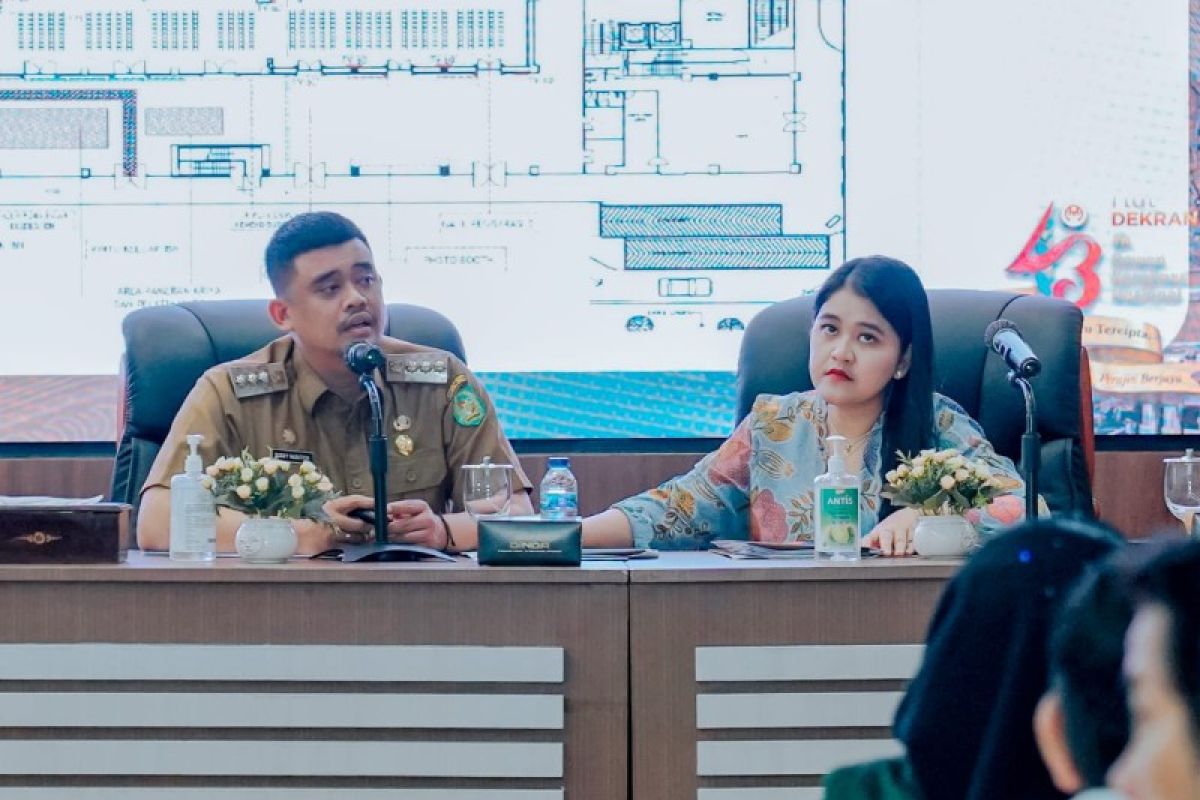 Bobby Nasution matangkan persiapan HUT Dekranas, HKG PKK & Gemes 2023