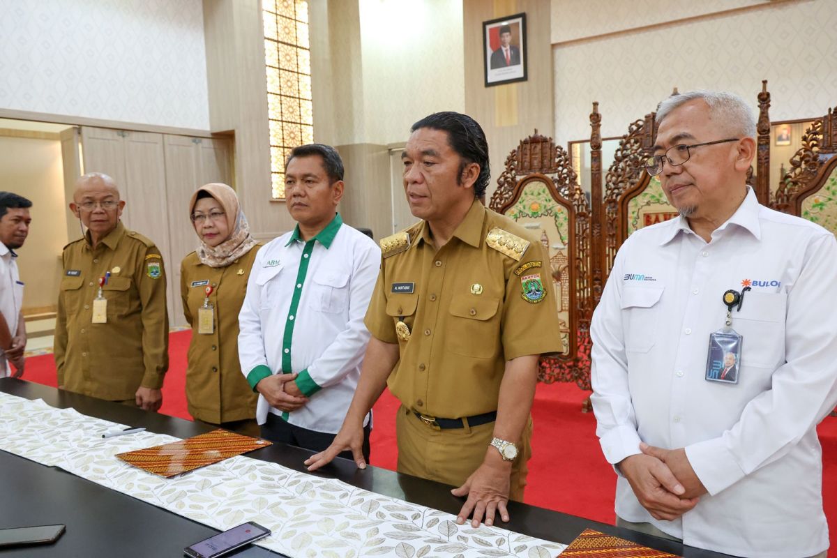 Agrobisnis Banten Mandiri gandeng Bulog kerja sama pengelolaan gabah petani