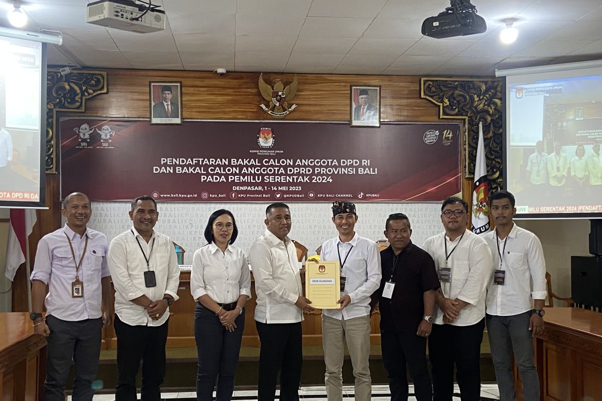 KPU Bali catat empat bacalon DPD lagi yang mendaftar untuk Pemilu 2024