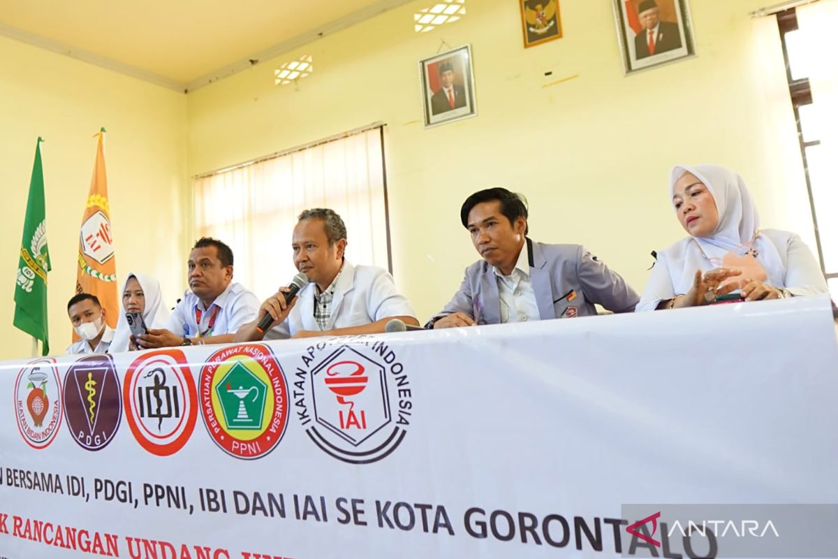 Aksi damai tolak RUU Kesehatan di Gorontalo tak ganggu layanan