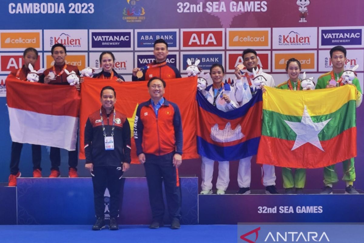 Vovinam Indonesia tambah lima medali di SEA Games 2023