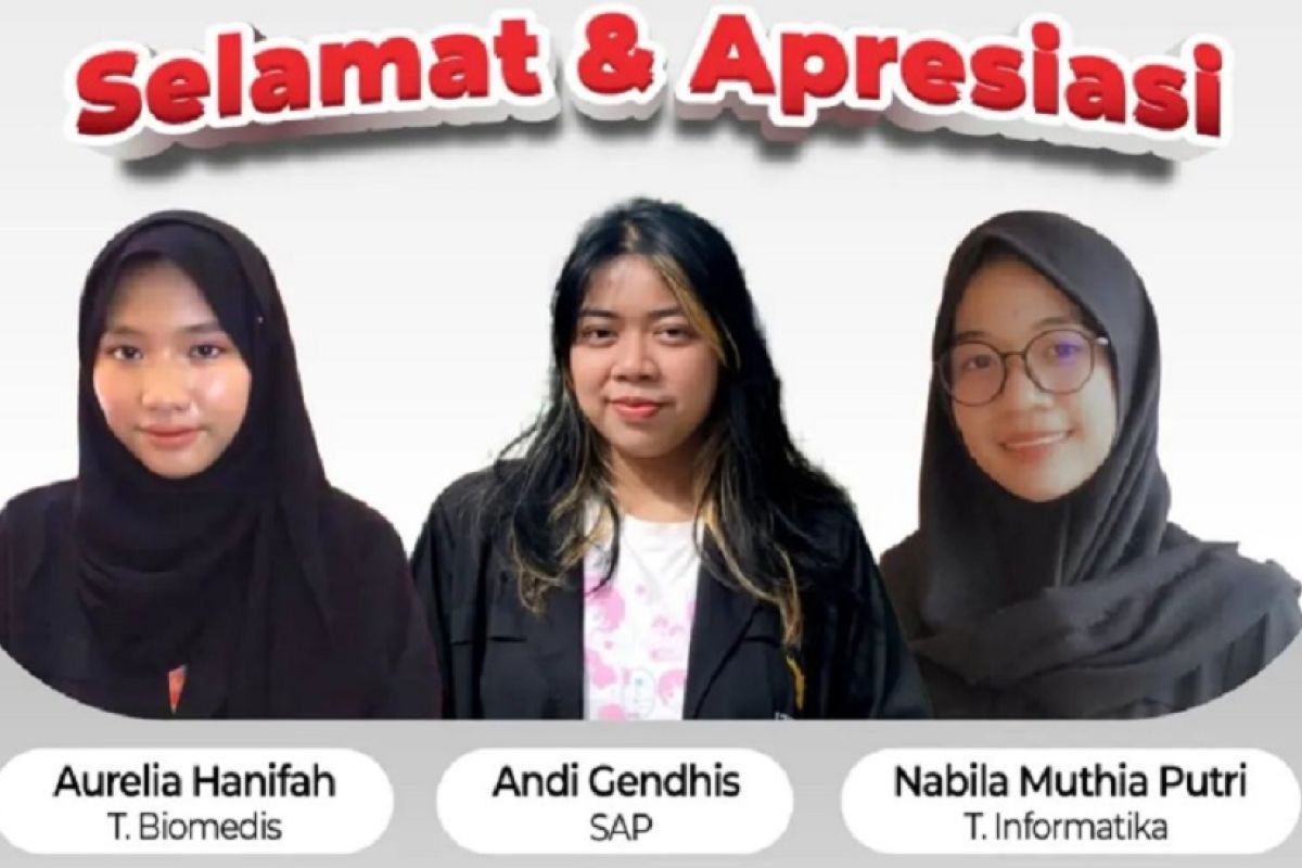 Lolos program IISMA, tiga mahasiswa Itera bersiap kuliah di luar negeri