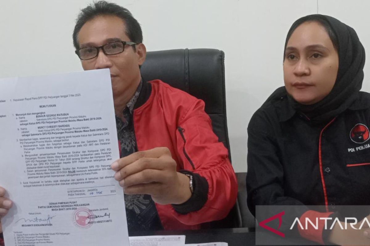 Benhur Watubun ditunjuk jadi Ketua DPD PDI P Maluku