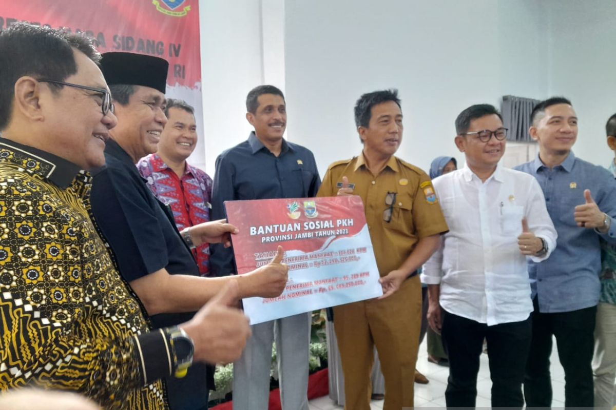 Kemensos salurkan bantuan Rp179 miliar untuk keluarga penerima manfaat Jambi