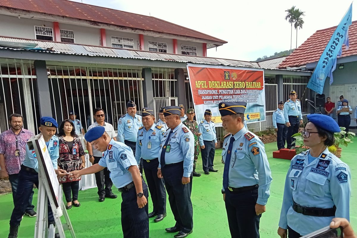 Kemenkumham Papua Barat deklarasikan zero halinar