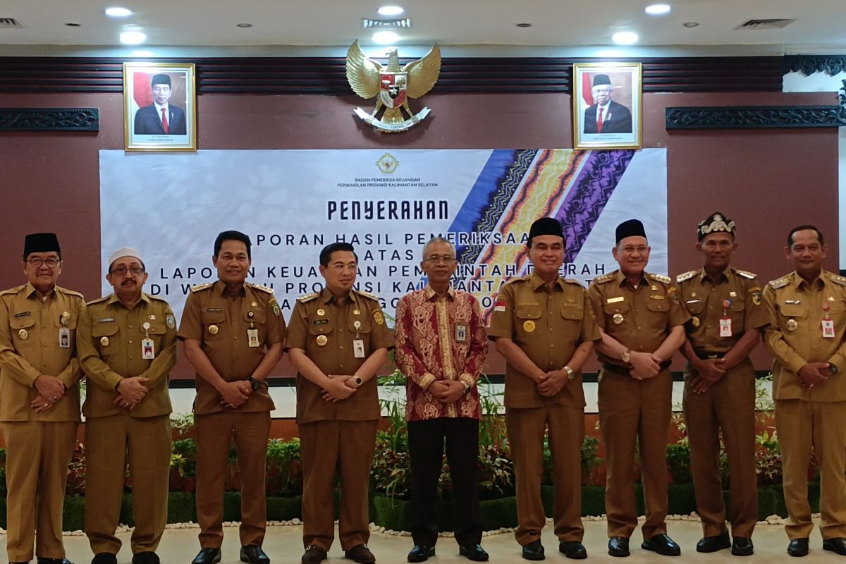 Sembilan kabupaten dan kota di Kalsel berpredikat opini WTP