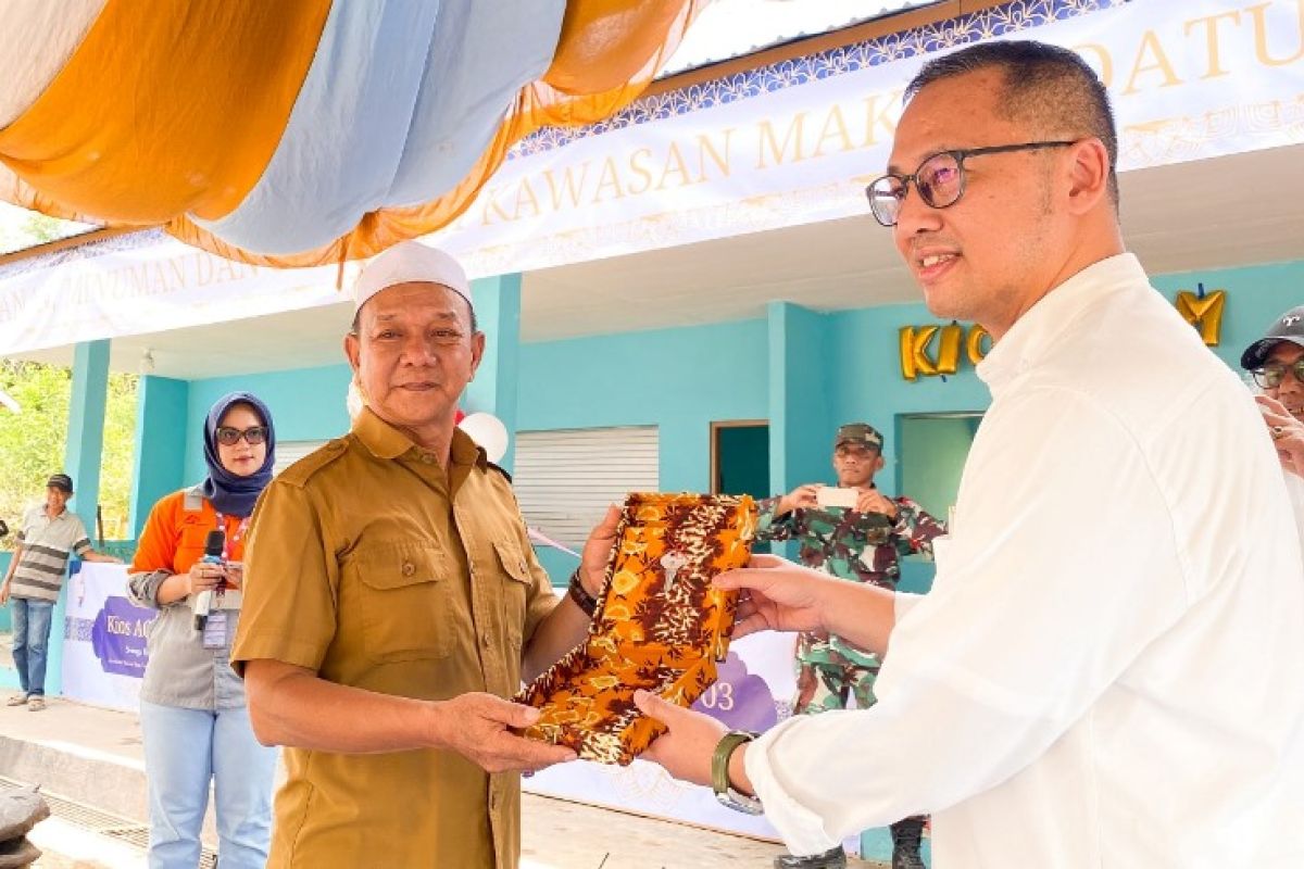 PT AGM bangun enam kios perindah kawasan makam Datu Nuraya