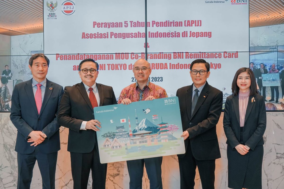 BNI lakukan kerja sama Co-Branding Remittance Card dengan Garuda Indonesia