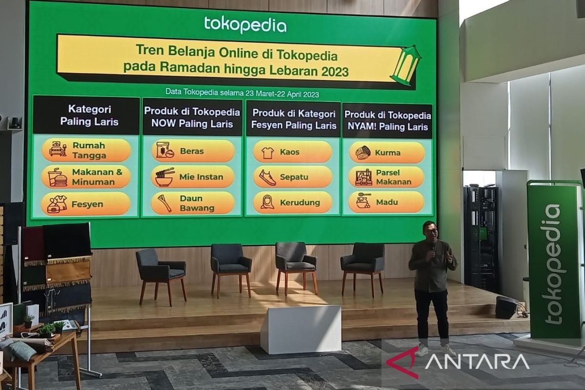 Tren belanja pada aplikasi Tokopedia selama Ramadhan hingga Lebaran