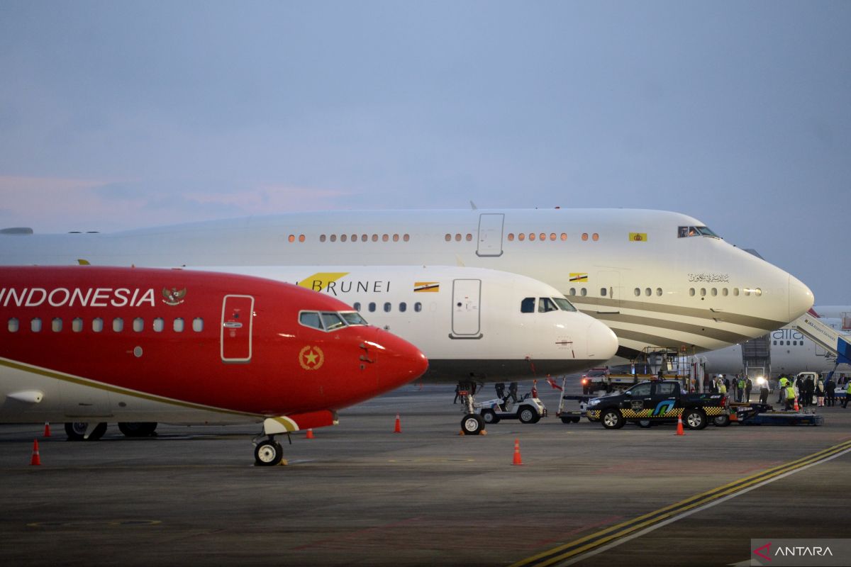 Bandara Bali layani penempatan sembilan pesawat delegasi KTT ASEAN