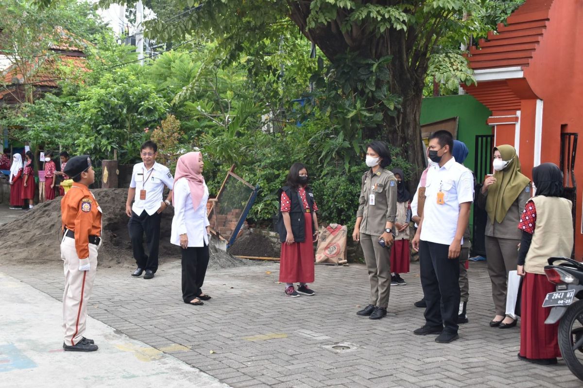 Puluhan SD hingga SMA di Surabaya mengikuti seleksi Duta Trantibum