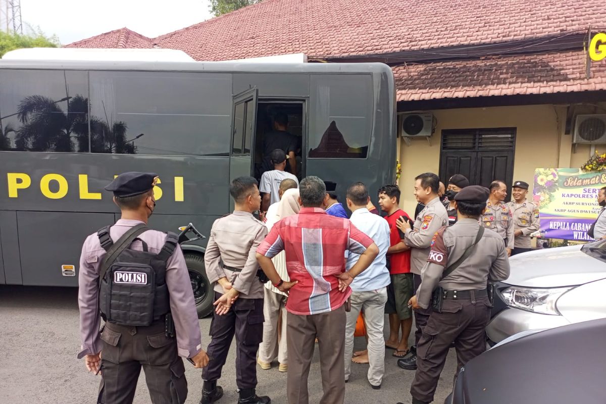 Polres Madiun Kota pindahkan sebanyak 21 tahanan ke lapas
