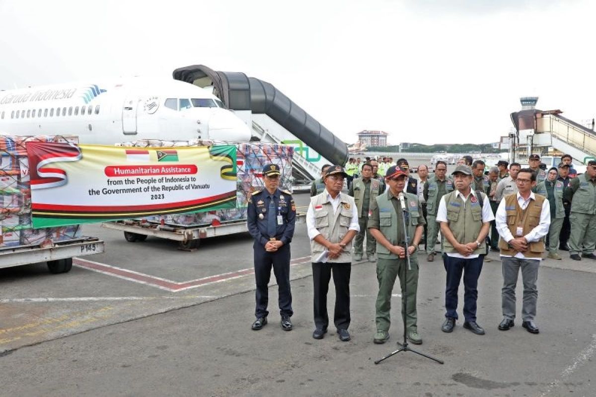 BNPB: Bantuan kemanusiaan untuk bencana Vanuatu diterbangkan dua pesawat carter