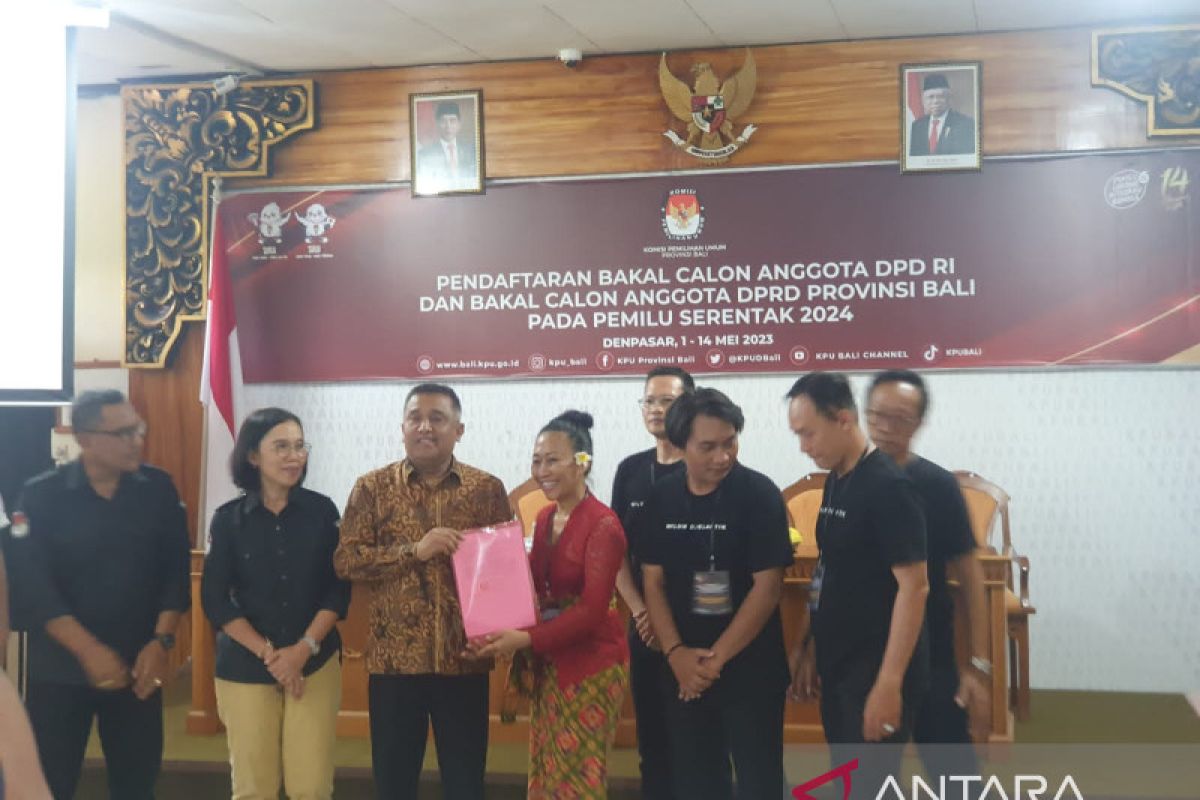 KPU Bali terima pendaftaran satu-satunya bacalon DPD perempuan