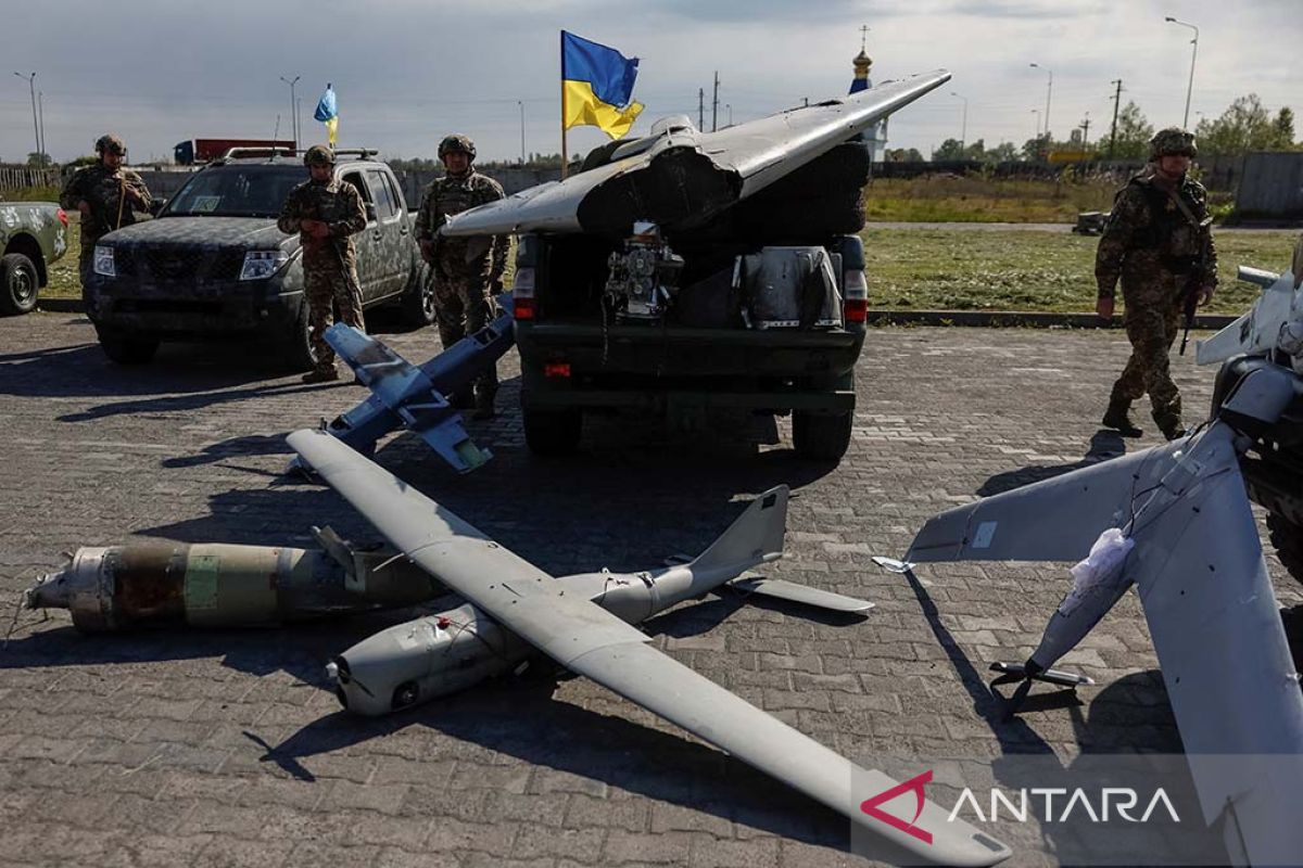 Ukraina tangkis serangan rudal dan drone Rusia