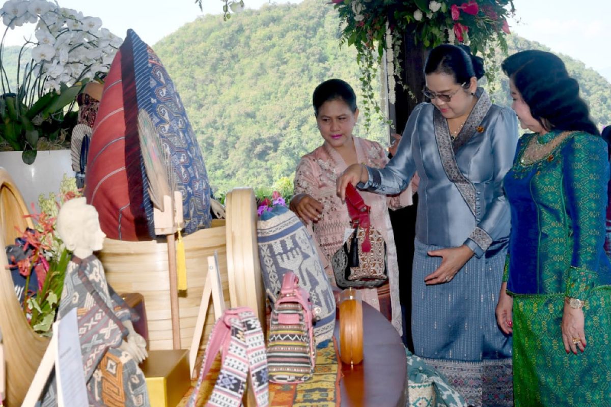 Ibu negara Iriana kenalkan Labuan Bajo saat jamuan teh pendamping pemimpin ASEAN