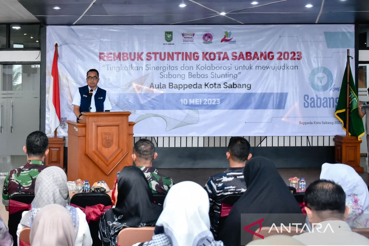 Pj Wali Kota Sabang ajak tingkatkan sinergi guna atasi stunting