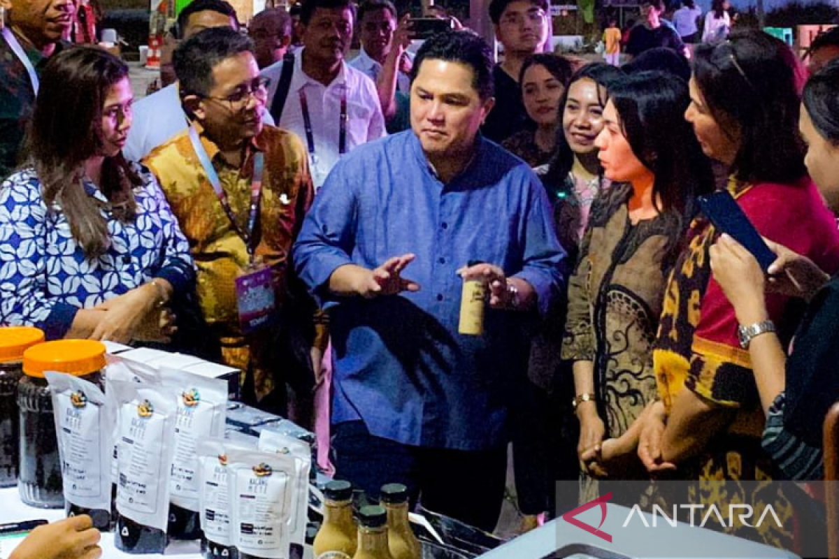 Mitra binaan BNI curi perhatian Menteri BUMN saat kunjungi SMEs HUB ASEAN Summit 2023