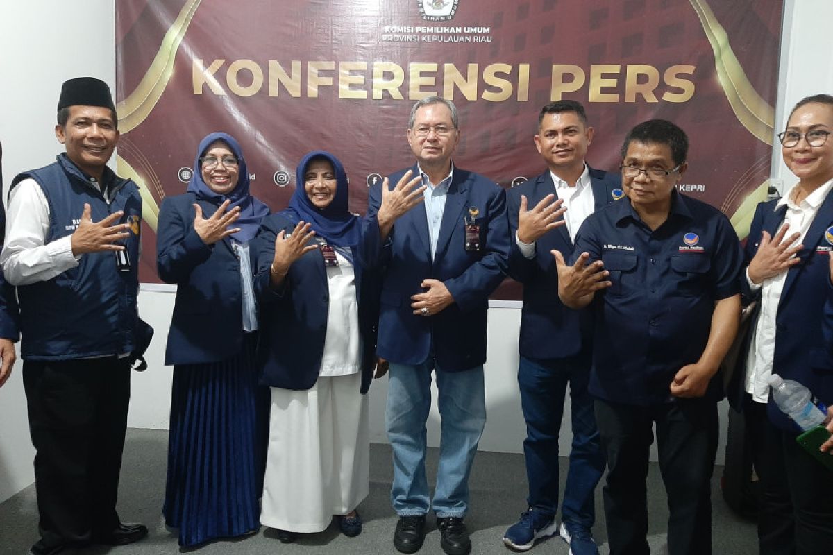 KPU Kepri : Berkas bakal caleg NasDem lengkap