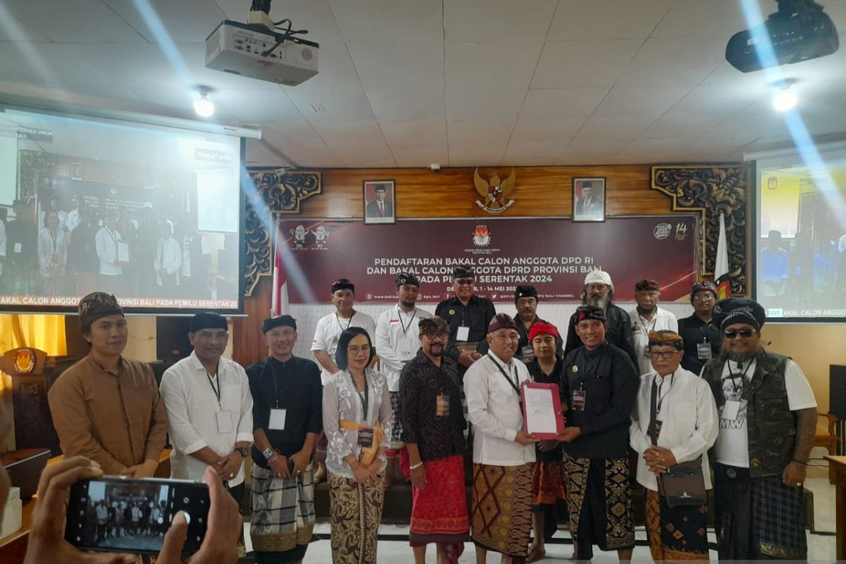 KPU Bali terima pendaftaran 15 bacalon DPD