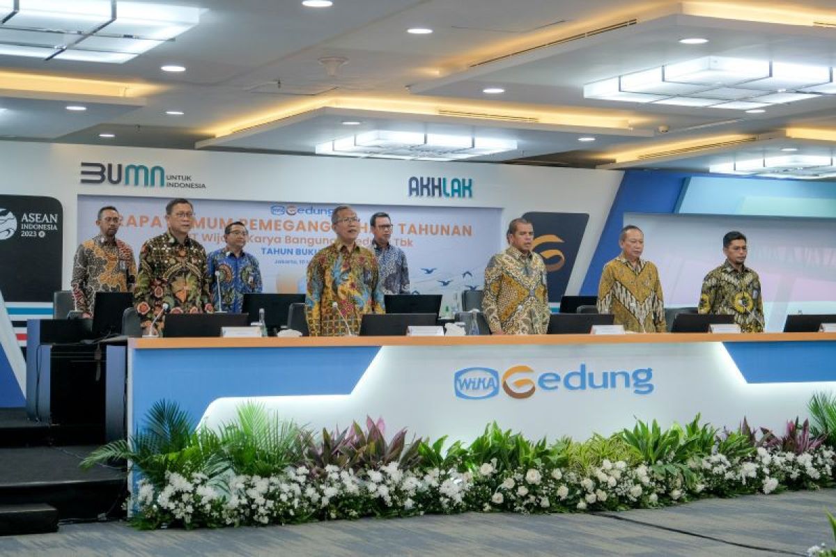 WIKA Gedung bagikan dividen Rp23,16 miliar dalam RUPST Tahun Buku 2022