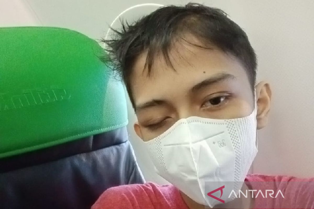 Gathan, warga Kampar pengidap kanker otak dirujuk ke RSCM Jakarta