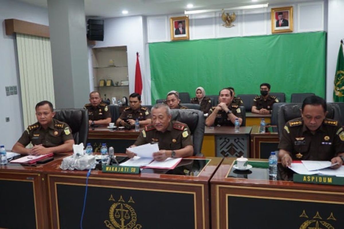 Kejati Sumut hentikan tiga perkara dengan  pendekatan restoratif