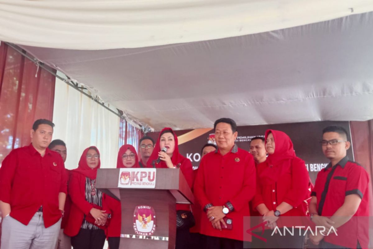 KPU Bengkulu terima 45 berkas balon DPRD dari PDI Perjuangan