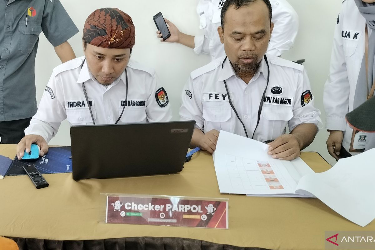 KPU Bogor terima pendaftaran bacaleg dari tiga partai