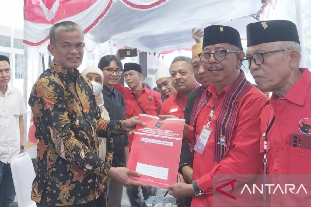 KPU NTB terima pendaftaran 65 bakal caleg DPRD dari PDIP