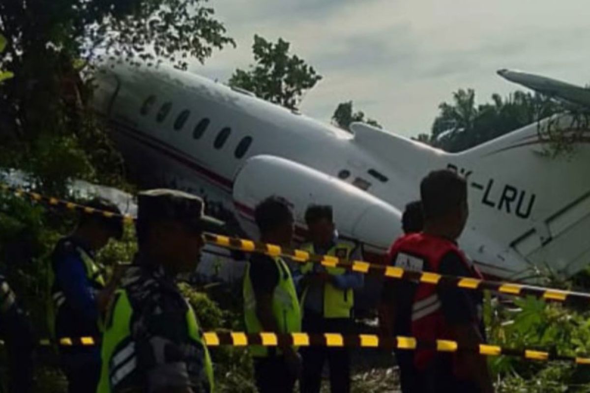 Pesawat tergelincir di Bandara Morowali angkut empat penumpang