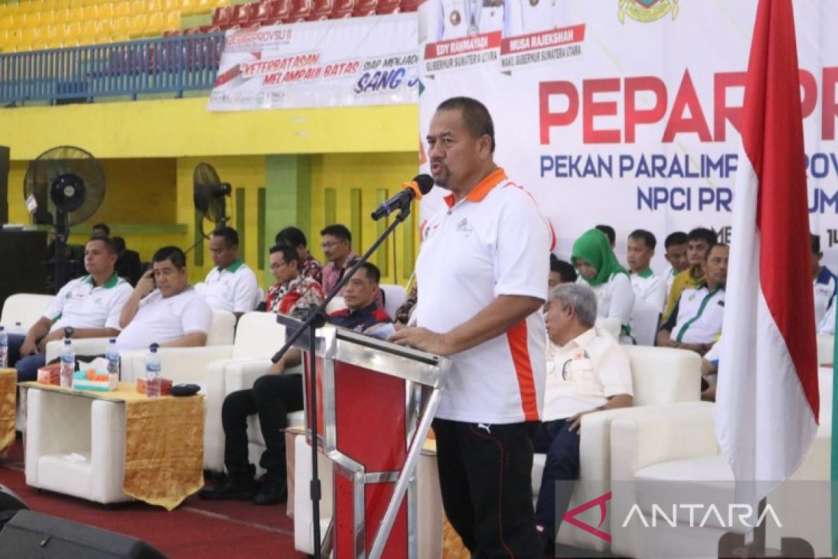 Dispora Sumut berharap Peparprov lahirkan atlet disabilitas kelas dunia