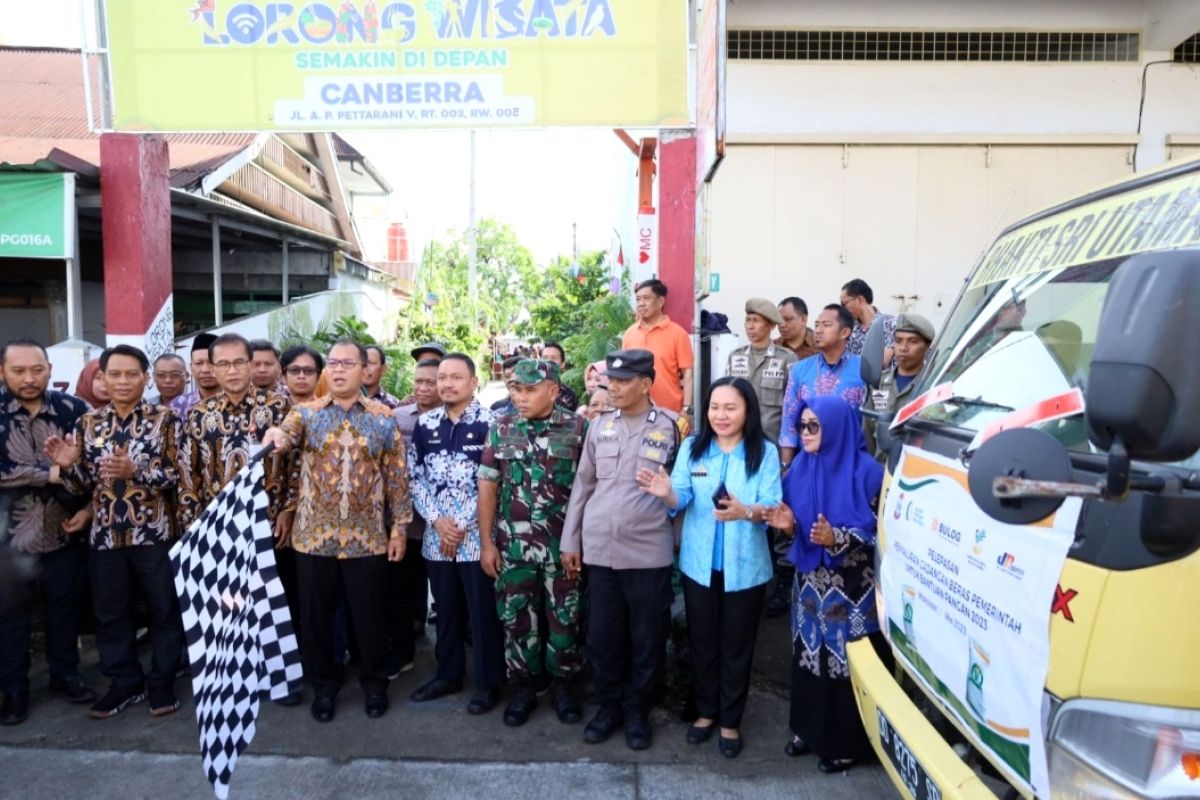 45 ribu KPM di Makassar terima bantuan pangan beras
