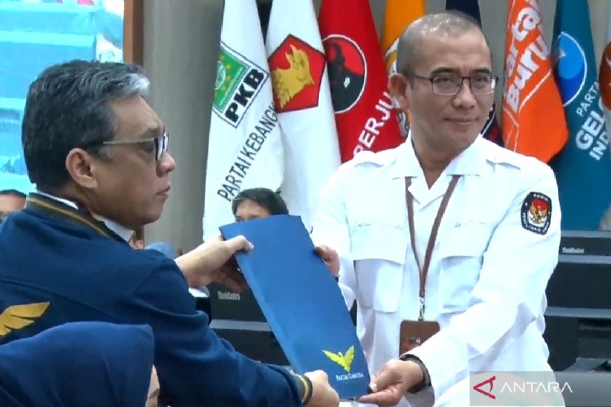 KPU terima berkas pendaftaran bakal caleg dari Partai Garuda