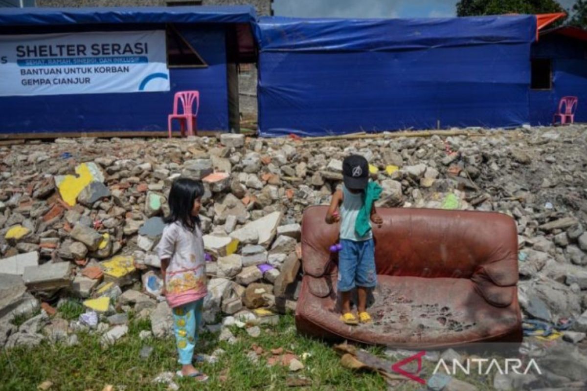 35.204 rekening korban Gempa Cianjur telah diisi dana stimulan dari Pemerintah Pusat