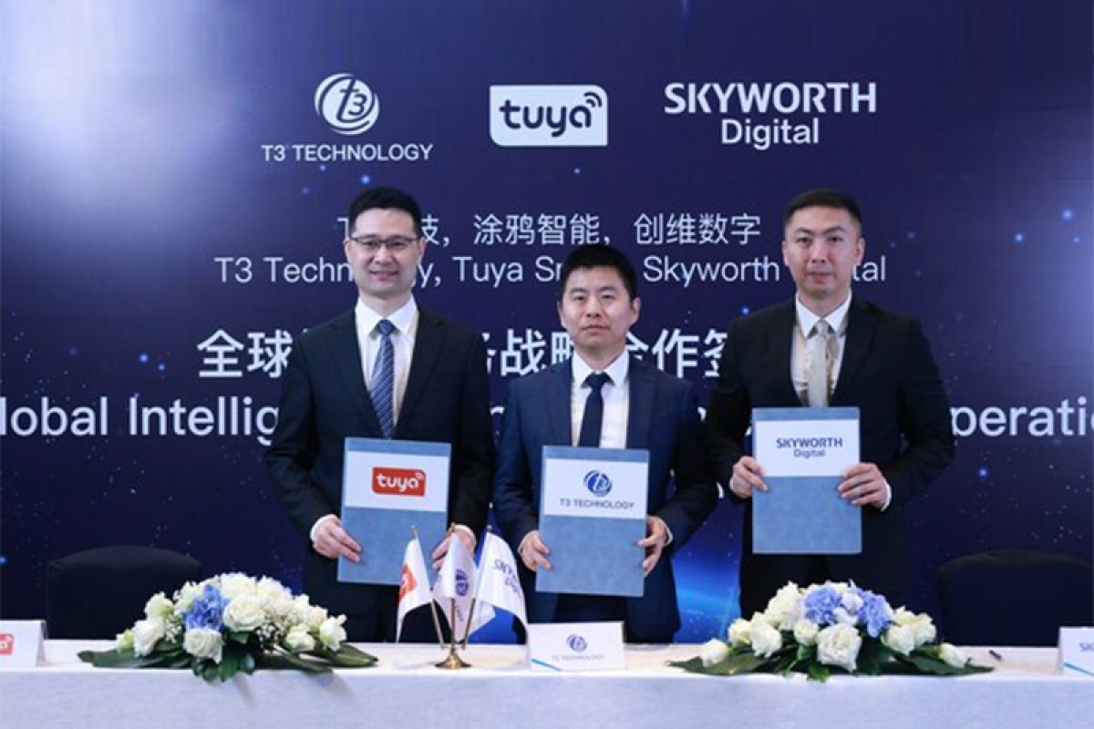 T3 Technology, Tuya Smart, dan Skyworth Digital jalin kerja sama strategis untuk meningkatkan perkembangan bisnis
