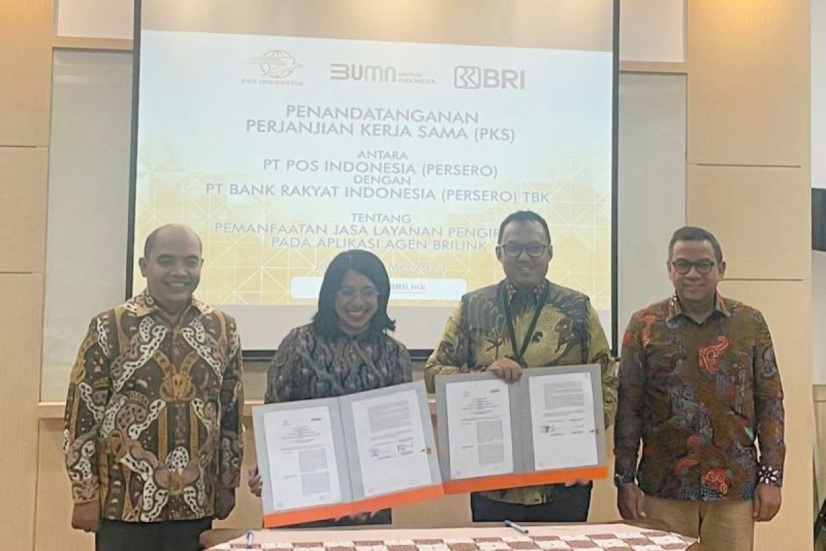 Pos Indonesia dan BRI kerja sama dalam pengembangan agen PosAja