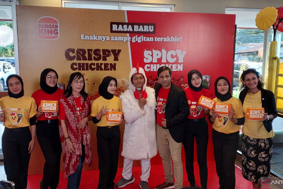 Burger King hadirkan 'Chicken King' dengan dua varian rasa ayam