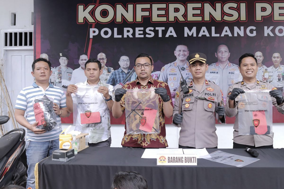 Polresta Malang Kota bekuk sindikat pelaku curanmor