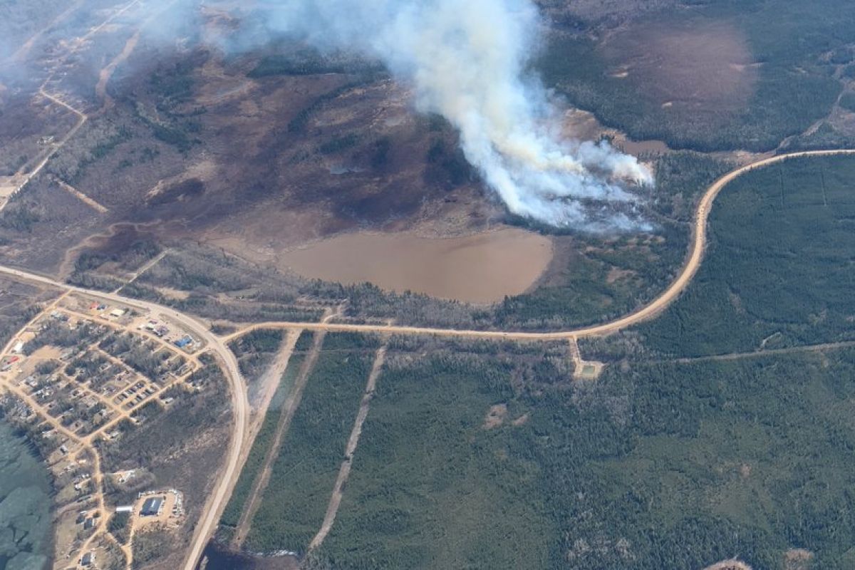 Media: Asap kebakaran hutan di Alberta selimuti banyak wilayah Kanada