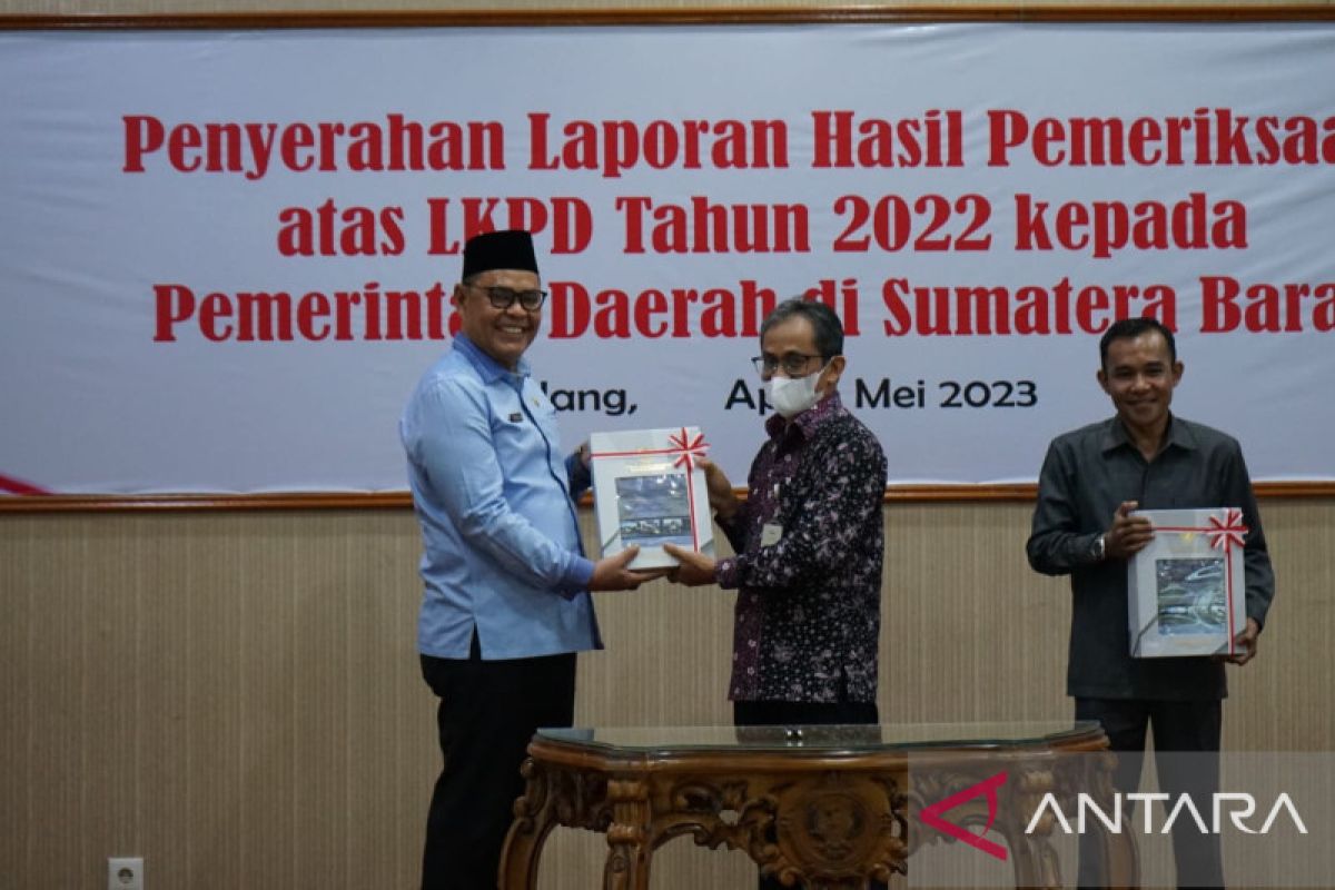 Pemkab Solok raih opini WTP atas LKPD tahun 2022 dari BPK RI