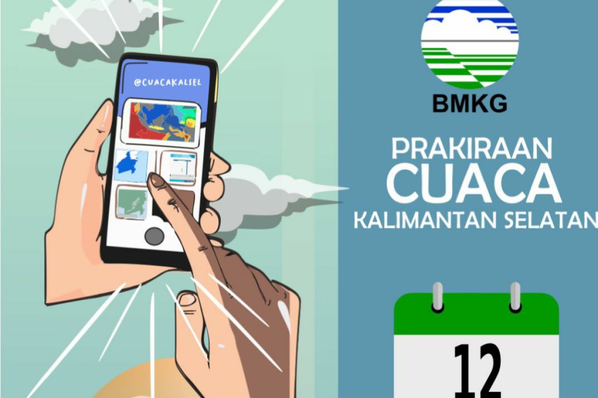 BMKG mempradiksi tujuh kabupaten/kota terdampak hujan lebat