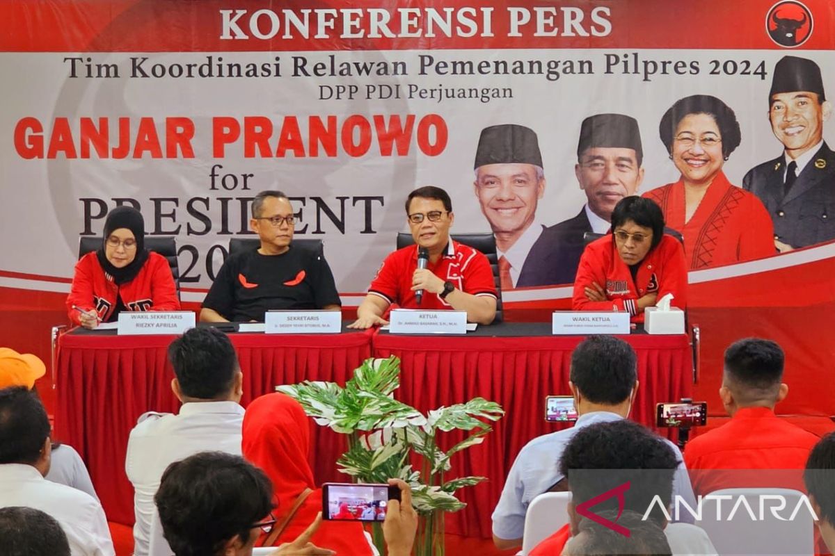 Sekretariat koordinasi relawan Ganjar diresmikan Megawati pada 1 Juni