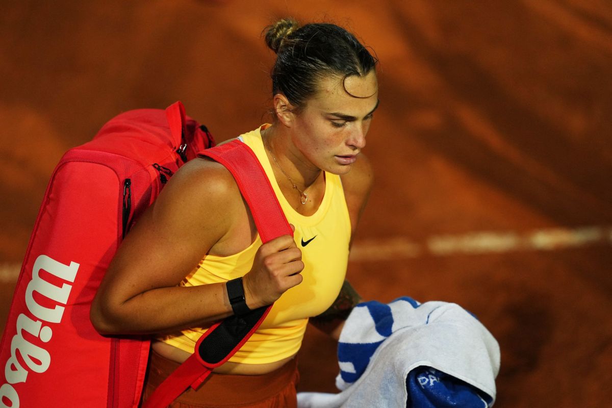 Aryna Sabalenka langsung tersingkir pada laga pertama di Roma