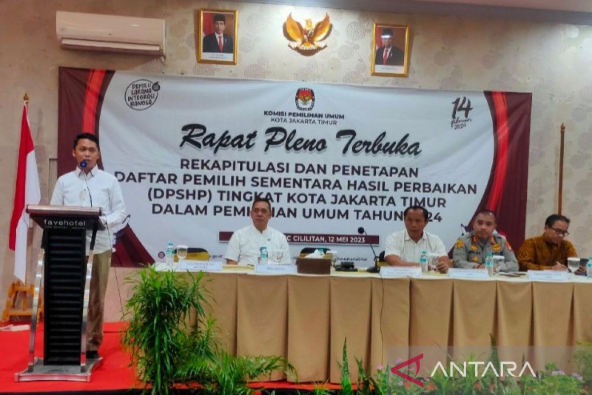 KPU Jaktim gelar Rapat Pleno Terbuka penetapan pemilih sementara