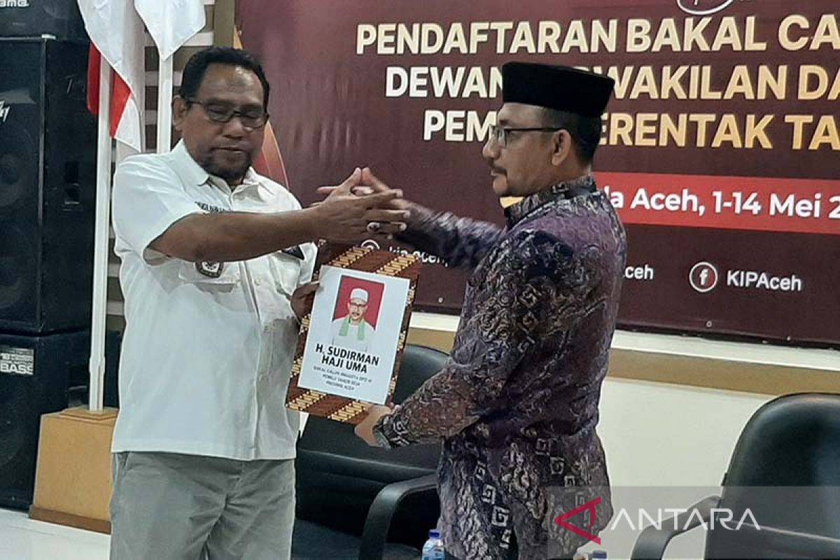 KIP/KPU Aceh: Dua bakal calon DPD RI undurkan diri