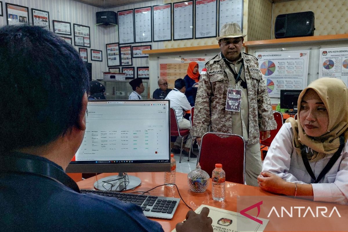 KPU Kota Bengkulu: Enam parpol belum mendaftarkan calon legislatif