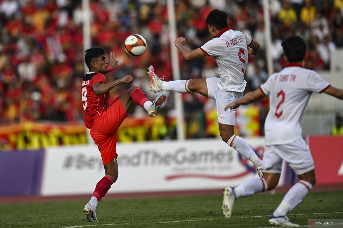 SEA Games 2023 - Drama lima gol warnai kemenangan Indonesia atas Vietnam